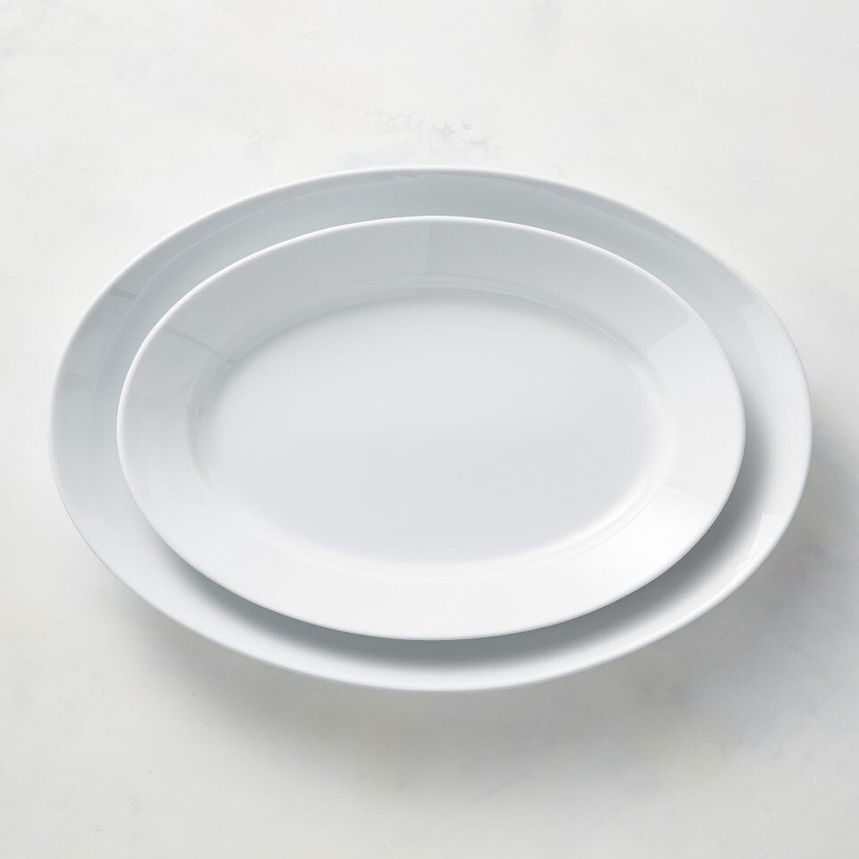 Pillivuyt Oval Porcelain Serving Platters Williams Sonoma Australia